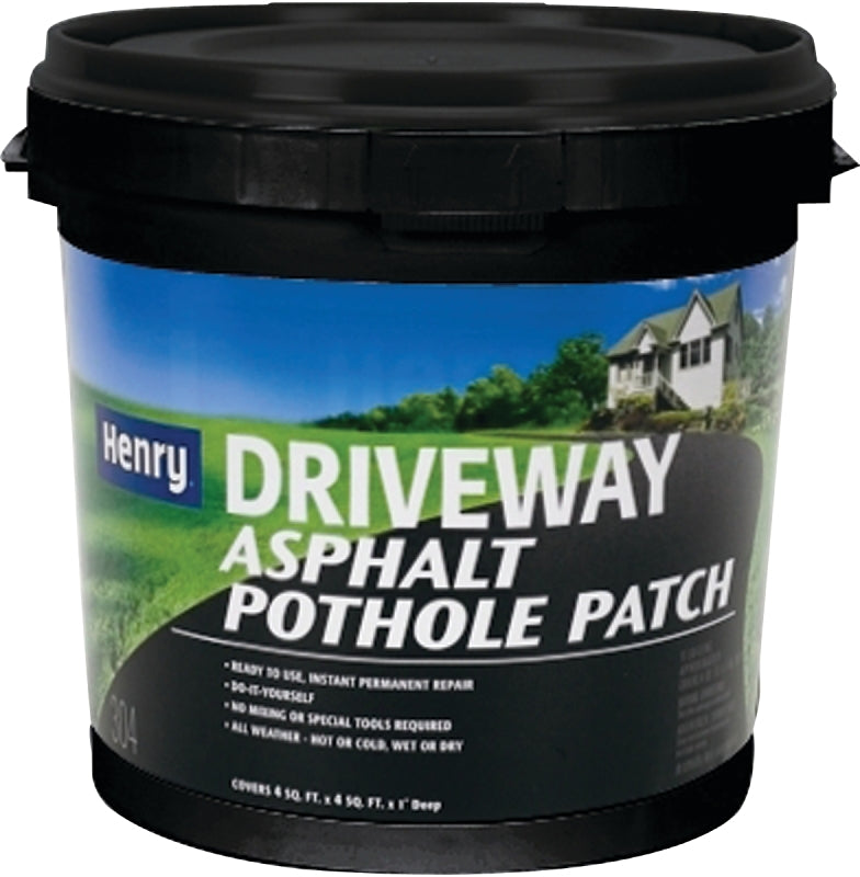 Henry HE304 Series HE304044 Driveway Pothole Patch, Solid, Black, Petroleum Distillates, 1 gal Jug