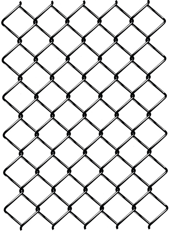 Rangemaster 10660 EZ Roll Chain-Link, 50 ft L, 60 in H, 12-1/2 Gauge, Zinc