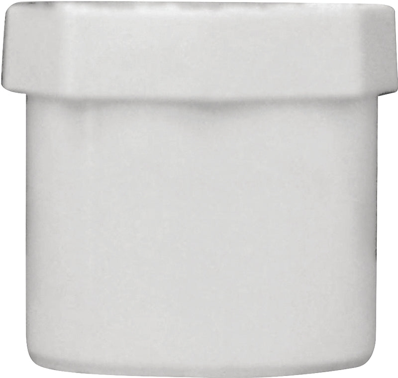Xirtec 140 435632 Pipe Plug, 3/4 in, Male Spigot, PVC, White, SCH 40 Schedule