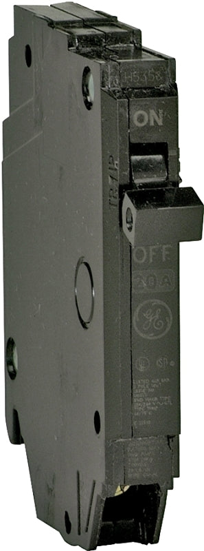 GE Industrial Solutions THQP130 Feeder Circuit Breaker, Type THQP, 30 A, 1 -Pole, 120/240 V, Plug Mounting
