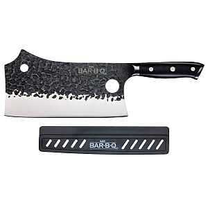 Mr. BAR-B-Q 40010Y Griller's Cleaver Knife, HCS Blade, Wood Handle, 17.7 in OAL