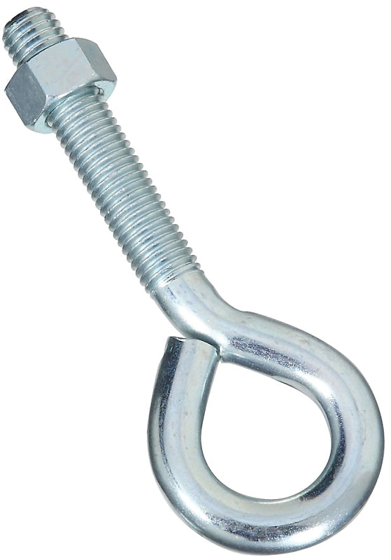 National Hardware N347-666 Eye Bolt, 5/8 in Thread, 3-1/4 in L Thread, 1-1/4 in ID Dia Eye, 560 lb Working Load, Steel