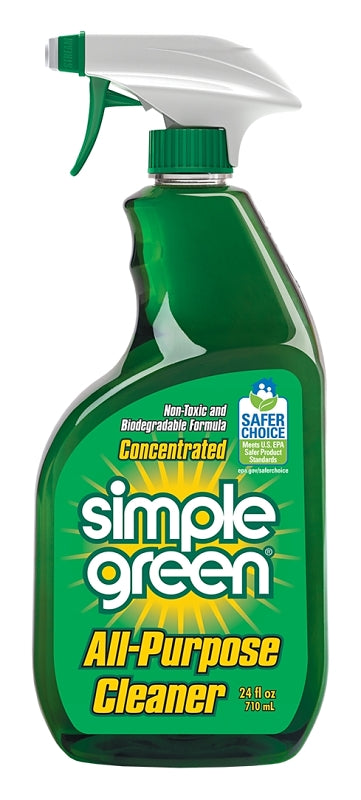 Simple Green 2710001213013 All-Purpose Cleaner, 24 oz Spray Dispenser, Liquid, Sassafras, Green
