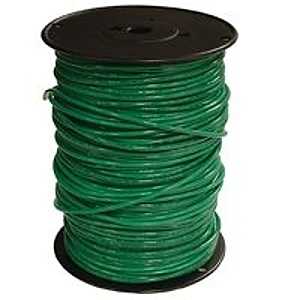 Southwire 4GRN-STRX500 Building Wire, 4 AWG Wire, 1 -Conductor, 500 ft L, Copper Conductor, Nylon Sheath