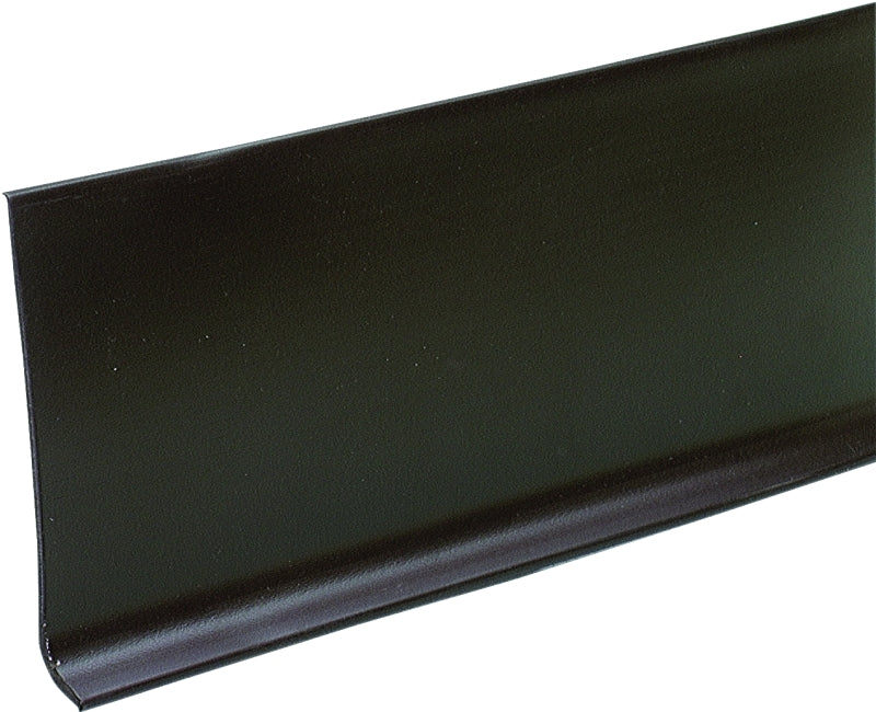 M-D 75234 Wall Base, 4 ft L, 4 in W, Vinyl, Brown