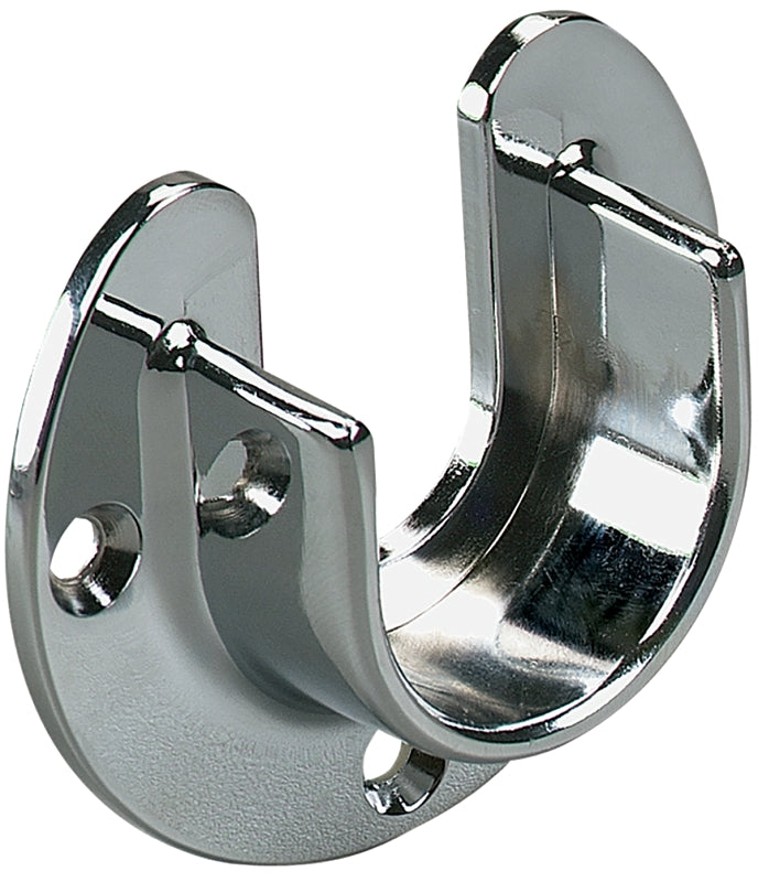 Knape & Vogt 766 CHR Closet Rod Flange, Zinc, Chrome