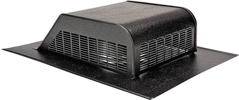 Lomanco LomanCool 730B Static Roof Vent, 12-3/16 in OAW, 30 sq-in Net Free Ventilating Area, Aluminum, Black