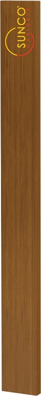 Sunco Randolph Series FS330RT Wall Filler, 30 in L, 3 in W, Oak