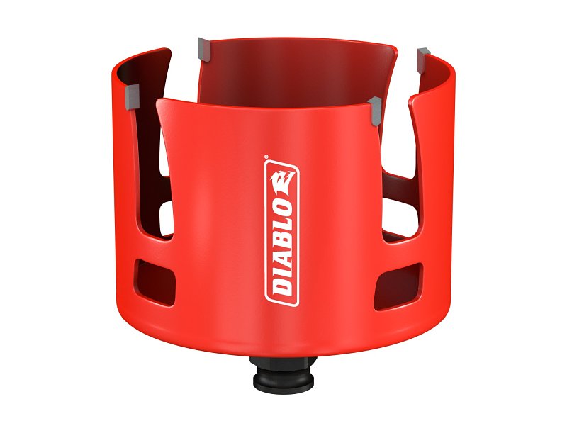 Diablo Demo Demon DHS3625CTR Hole Saw, 3-5/8 in Dia, 2-3/8 in D Cutting, 1-5/8 in Arbor, Carbide Cutting Edge