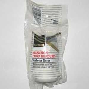 NOUR Z 4T05 Lint-Free Roller Refill, 1/4 in Thick Nap, 4 in L, Nylon/Polyester Cover