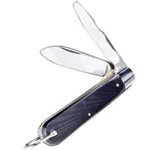 GB KF-200 Electricians Knife, Carbon Steel Blade, Black Handle