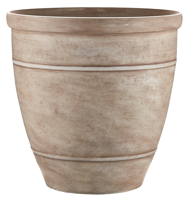 Southern Patio RUB-091530 Wright Planter, Rubber, White