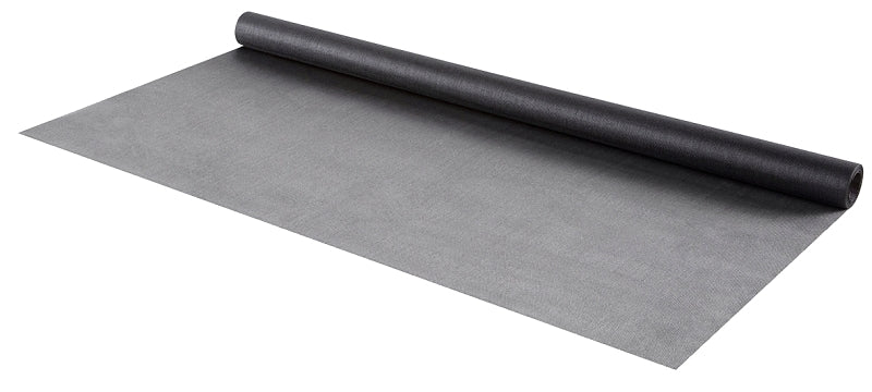 M-D 14127 Crystal Clear Screen Mesh, 7 ft L, 3 ft W, Fiberglass, Charcoal