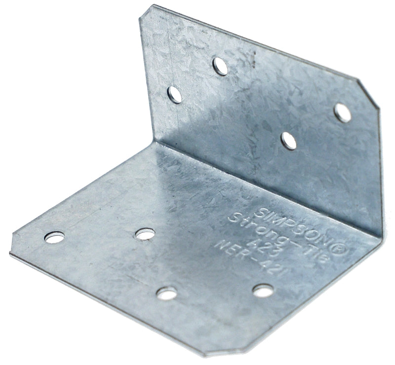 Simpson Strong-Tie A23Z Angle, 1-1/2 in W, 2 in D, 2-3/4 in H, Steel