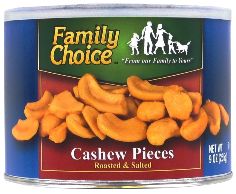 Family Choice 808 Cashew Piece, 9 oz Can