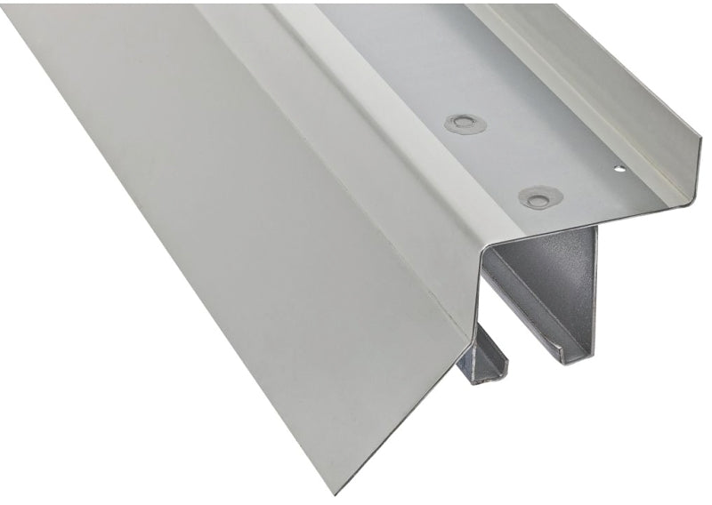 National Hardware N174-136 Box Rail, Steel, Galvanized, 12 ft L