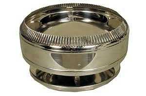 Selkirk SuperVent JSC7DRC Deluxe Rain Cap, 9 in Dia, Stainless Steel