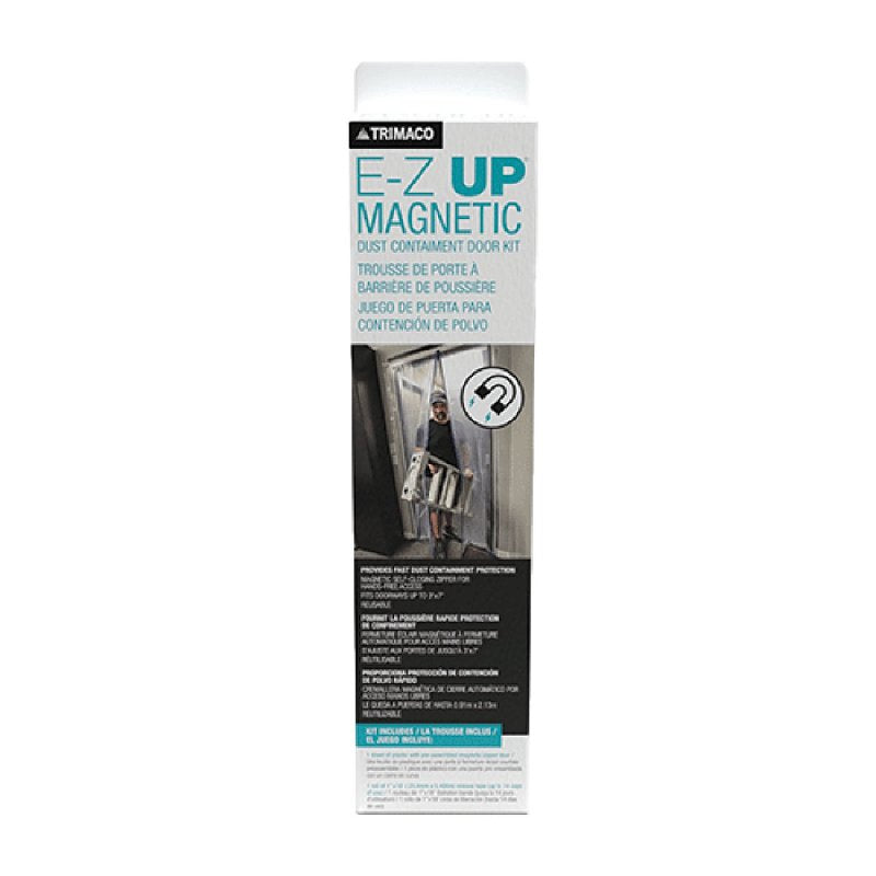 Trimaco E-Z UP 54742 Magnetic Dust Containment Door Kit, Plastic
