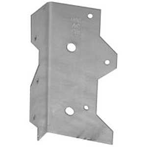 MiTek AC5-TZ Framing Angle, 1-5/16 in W, 2-3/8 in D, 4-7/8 in H, Steel, Zinc