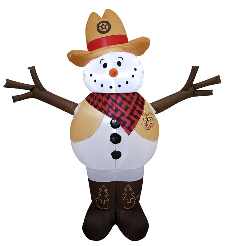 Hometown Holidays 90702 Inflatable Cowboy, 4 ft