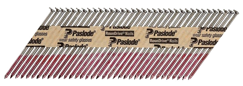 Paslode 650839 Framing Nail, 3-1/4 in L, Steel, Bright, Round Head, Smooth Shank