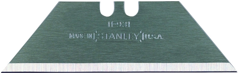 Stanley 11-931 Utility Blade, 2-7/16 in L, Carbon Steel, 2-Point
