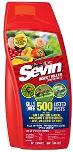 Sevin 100530122 Insect Killer, Liquid, Spray Application, 16 oz Bottle