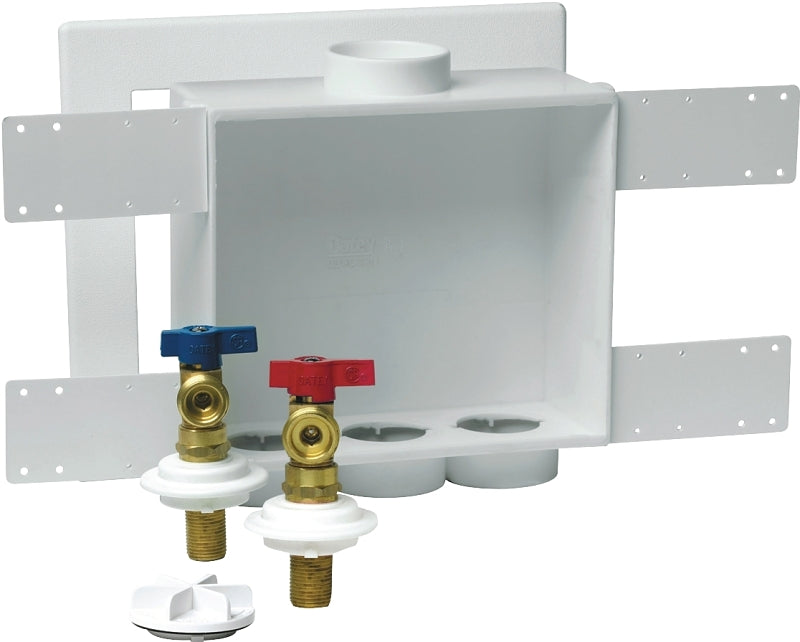 Oatey Quadtro 38530 Washing Machine Outlet Box, Polystyrene