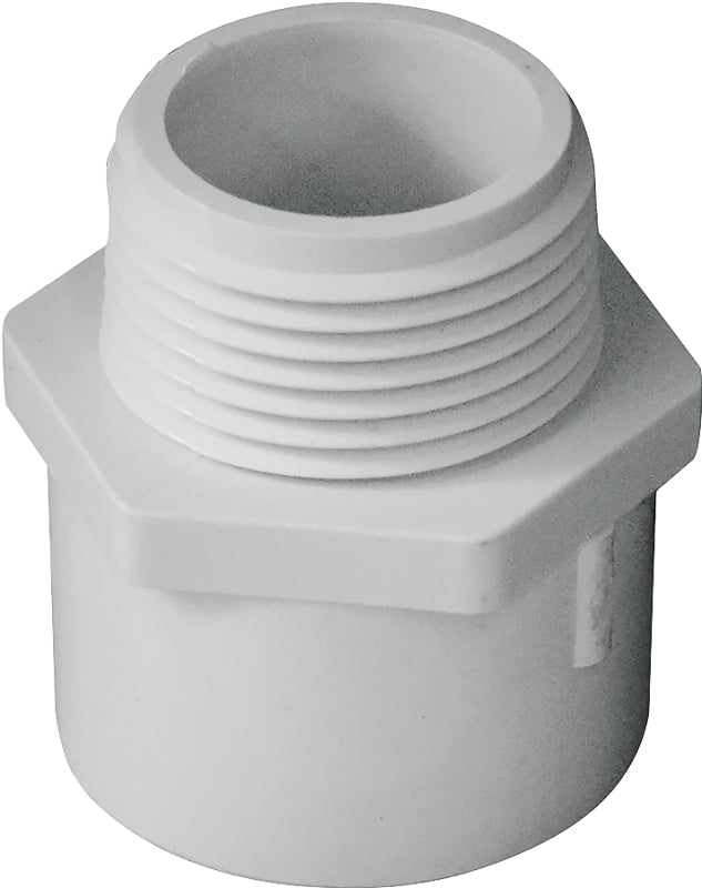 Xirtec 140 435604 Pipe Adapter, 1 in, Socket x MPT, PVC, SCH 40 Schedule