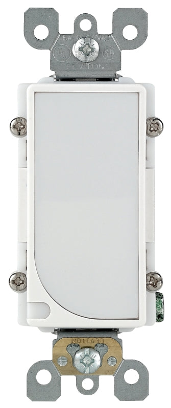 Decora 6527-W Full Guide Light, 3.7 mA, 120 VAC, 1 W, LED Lamp, White