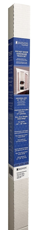 RENIN PDT200-07200-AL Door Track, Aluminum, 72 in L