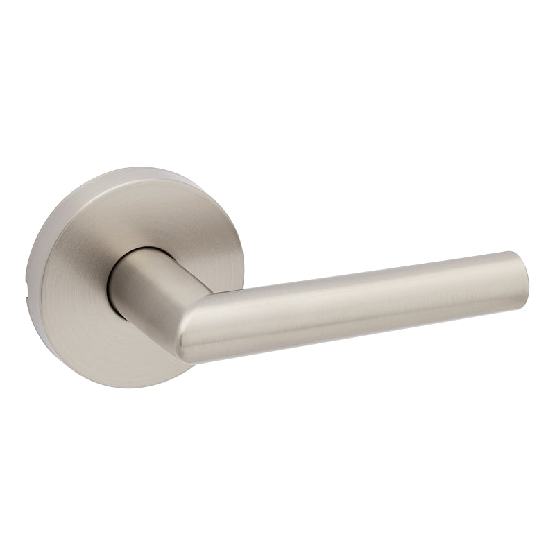 Weiser Milan Series 9GLA1010-066 Passage Door Lever, Levers Lock, Satin Nickel, Residential, Universal Hand, 2 Grade