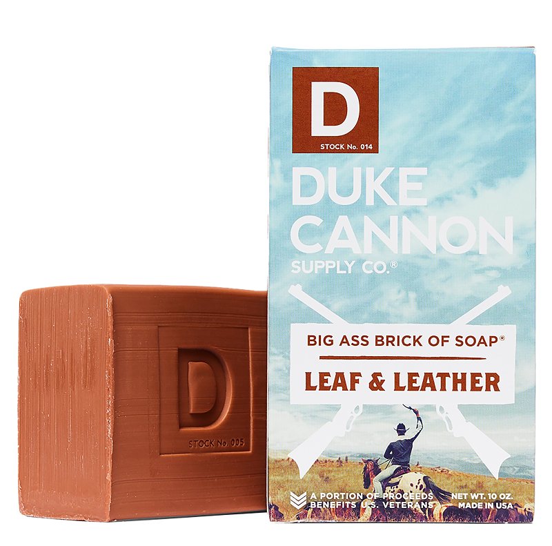 SOAP LEAF & LEATHER 10OZ