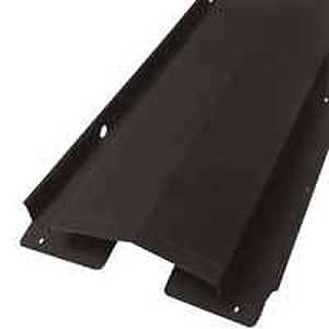 Lomanco LomanCool VUR10BR Ridge Vent, 10 ft L, Aluminum, Brown