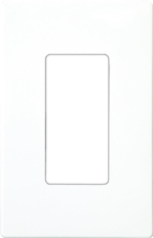 Eaton Cooper Wiring PJS PJS26W Wallplate, 4-7/8 in L, 3-1/8 in W, 1 -Gang, Polycarbonate, White, High-Gloss