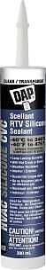 DAP 7079874327 RTV Silicone Sealant, Clear, 24 hr Curing, -18 to 38 deg C, 300 mL Cartridge