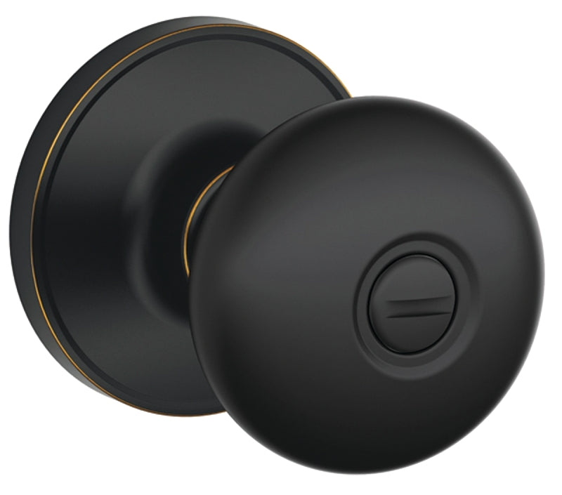 Dexter J Series J40 STR 716 Privacy Knob, Round Design, Knob Handle, Aged Bronze, Metal, Yes