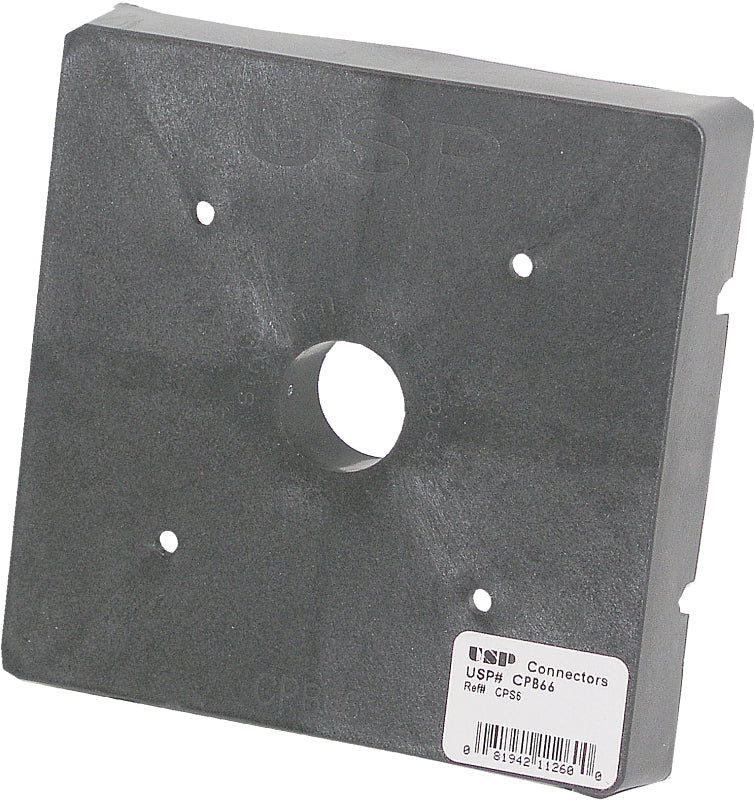 MiTek CPB66 Post Base, 6 x 6 in Post/Joist, Composite