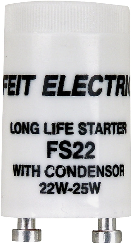 Feit Electric FS22/10 Fluorescent Starter with Condenser, 22 to 25 W