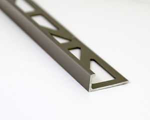 Emser Tile Signature Series ZBL300-446-12525-1 Edge Protector Trim, Aluminum, Titanium Bronze