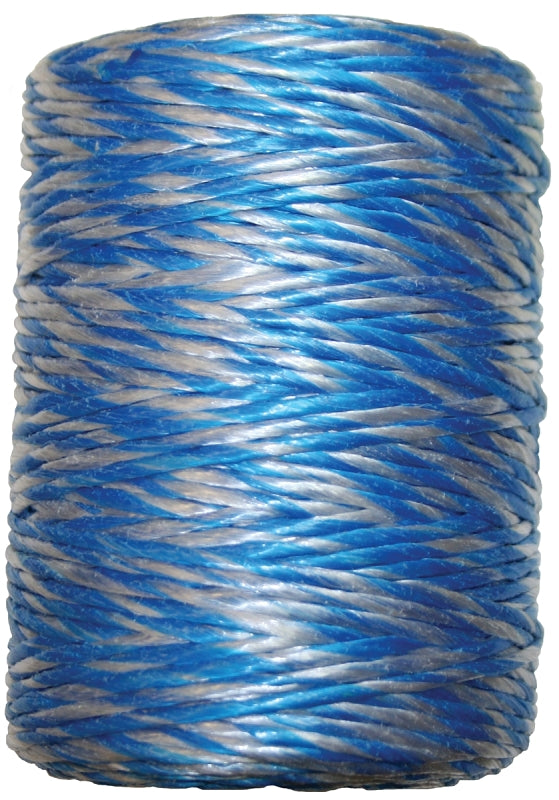 Ben-Mor 60640 Twine, 500 ft L, Polypropylene, Blue/White, Tube