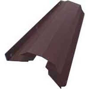 Lomanco LomanCool LPR8BR Ridge Vent, 8 ft L, Aluminum, Brown