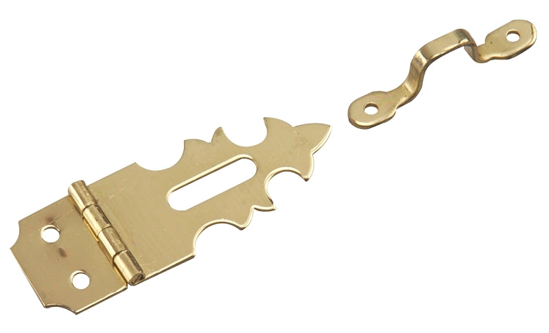 340SBR HASP BRASS 5/8X1-7/8IN