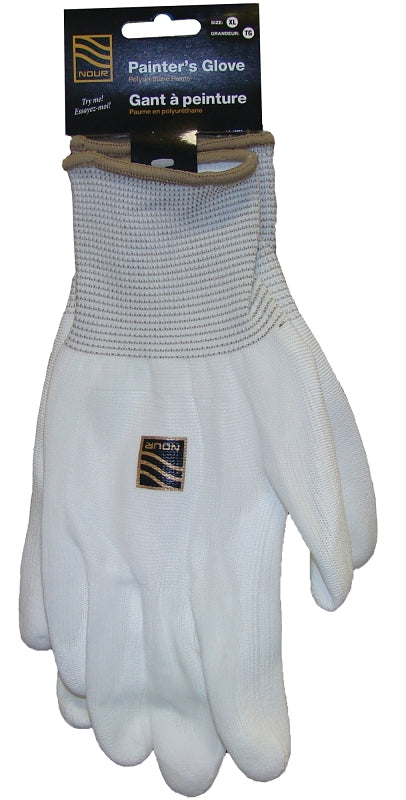 NOUR R GLOVE R GLOVE4 Painter's Gloves, XL, Nylon, White