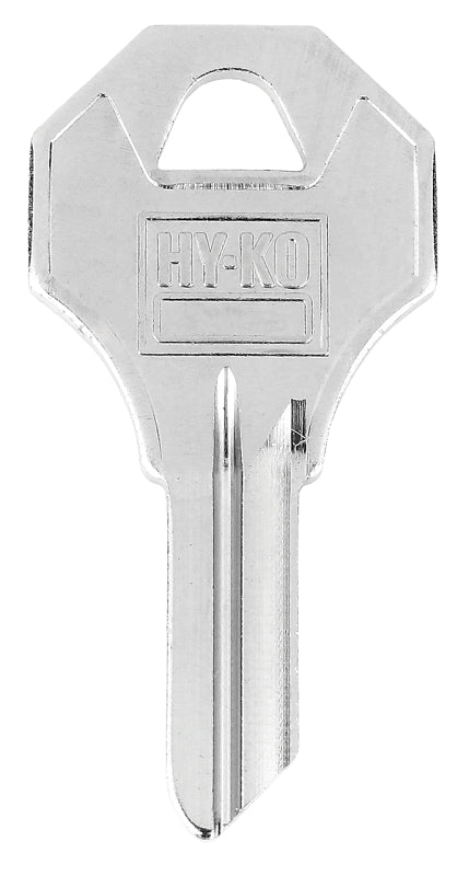 Hy-Ko 11010Y10 Key Blank, Brass, Nickel-Plated, For: Yale Y10 Locks