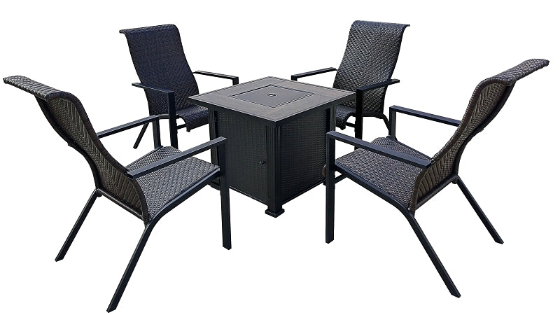 141603 CHAT SET FIRE TABLE 5PC