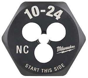 Milwaukee 49-57-5325 Threading Die, 10-24 Thread, NC Thread, HCS