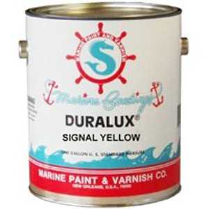 Duralux M744-1 Marine Enamel, High-Gloss, Signal Yellow, 1 gal Can