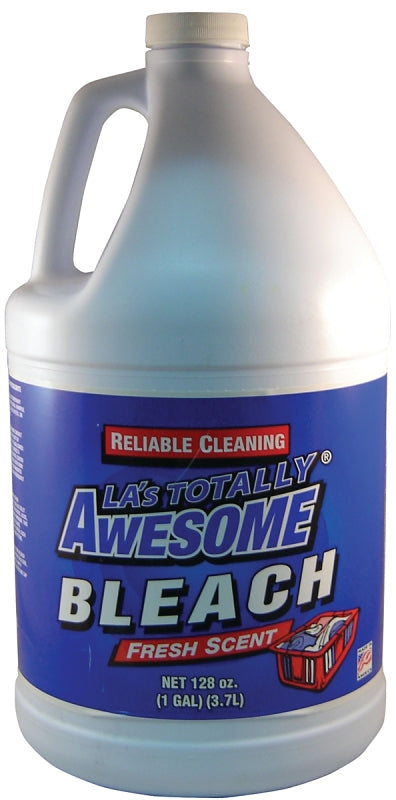 LA's TOTALLY AWESOME 339 Bleach, 128 oz Bottle, Liquid, Fresh Floral