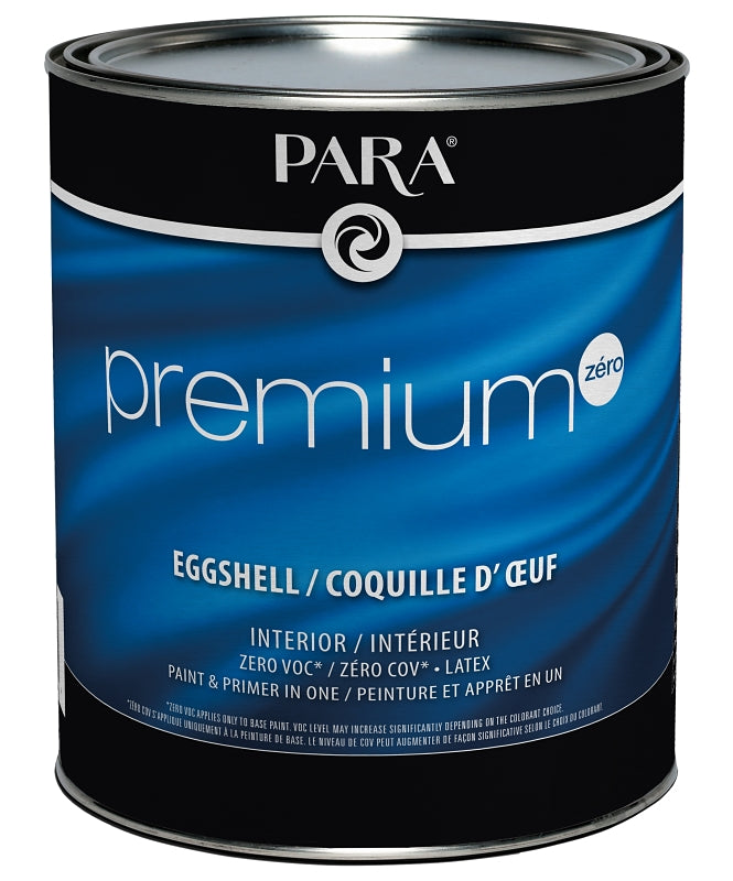 Para Premium Series 9990-14 Interior Paint, Solvent, Water, Eggshell, White, 1 qt, 420 to 480 sq-ft Coverage Area